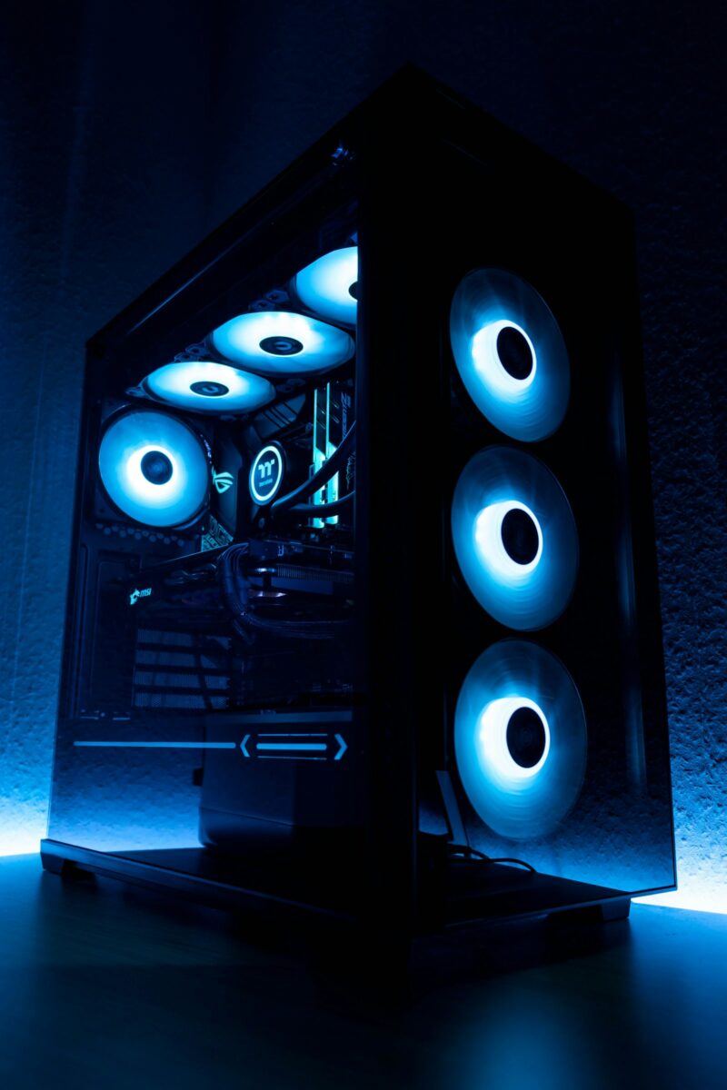High-end liquid cooled GPU hardware rig for local open-source LLM inference